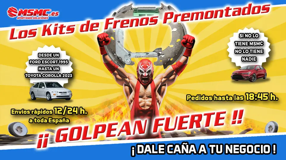 ¡Kits MSMC de Frenos Premontados: Golpean Fuerte! 💥